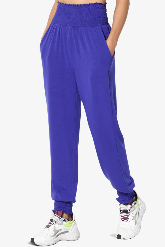 Estella Smocked Waist & Cuff Harem Pants PLUS