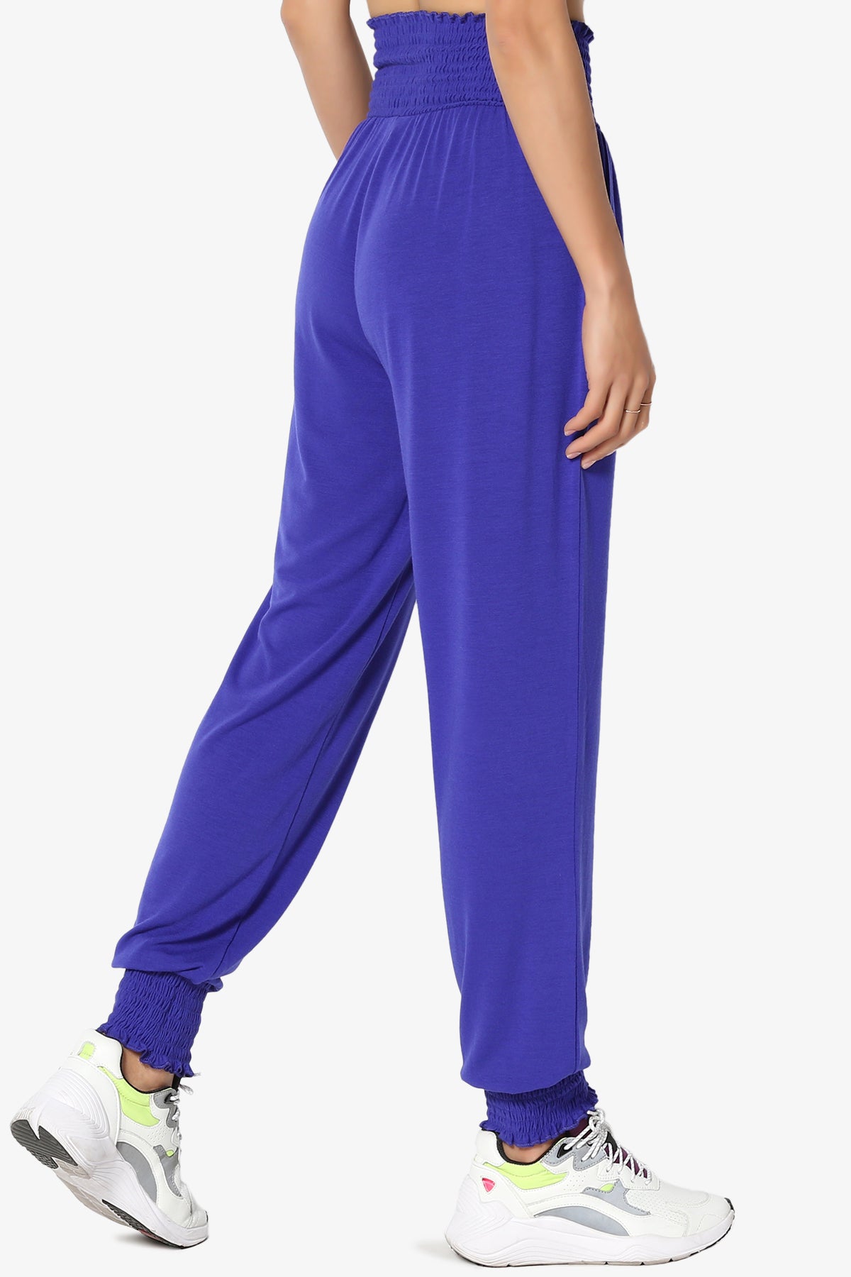 Estella Smocked Waist & Cuff Harem Pants PLUS