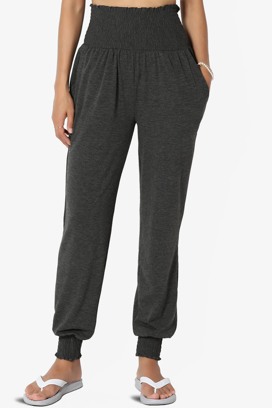 Estella Smocked Waist & Cuff Harem Pants