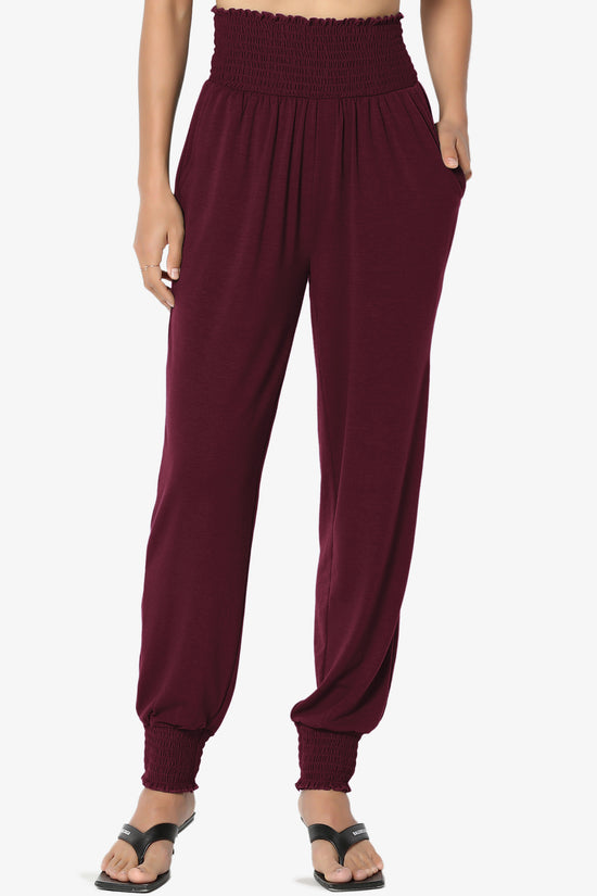 Estella Smocked Waist & Cuff Harem Pants