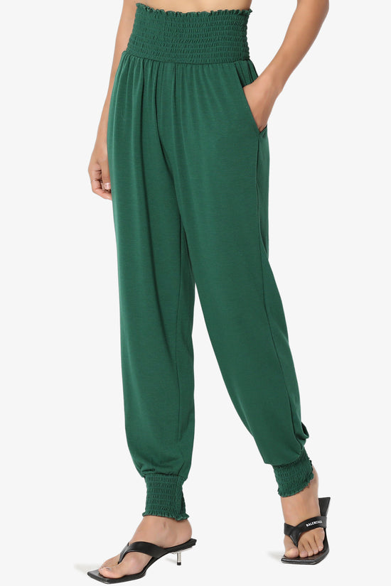 Estella Smocked Waist & Cuff Harem Pants