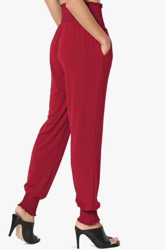 Estella Smocked Waist & Cuff Harem Pants