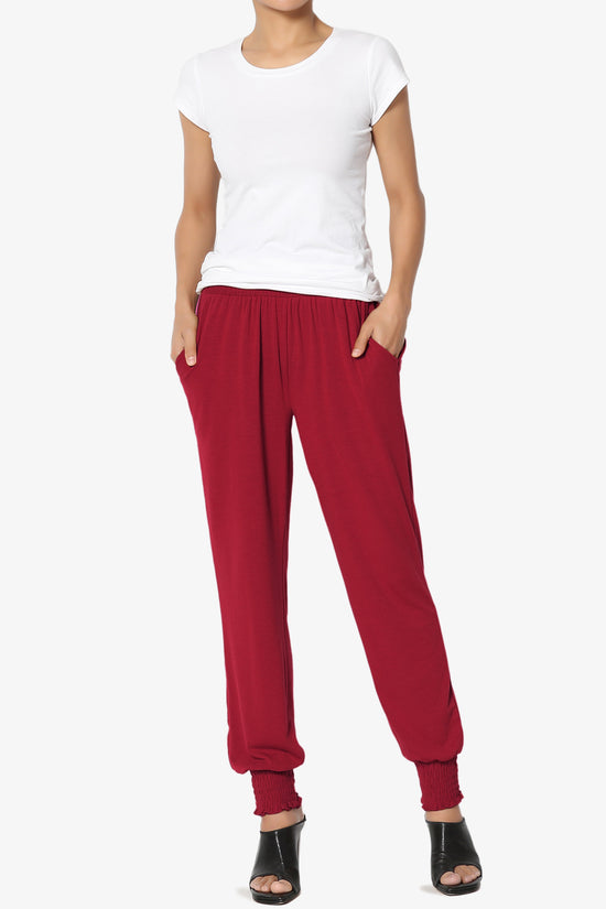 Estella Smocked Waist & Cuff Harem Pants