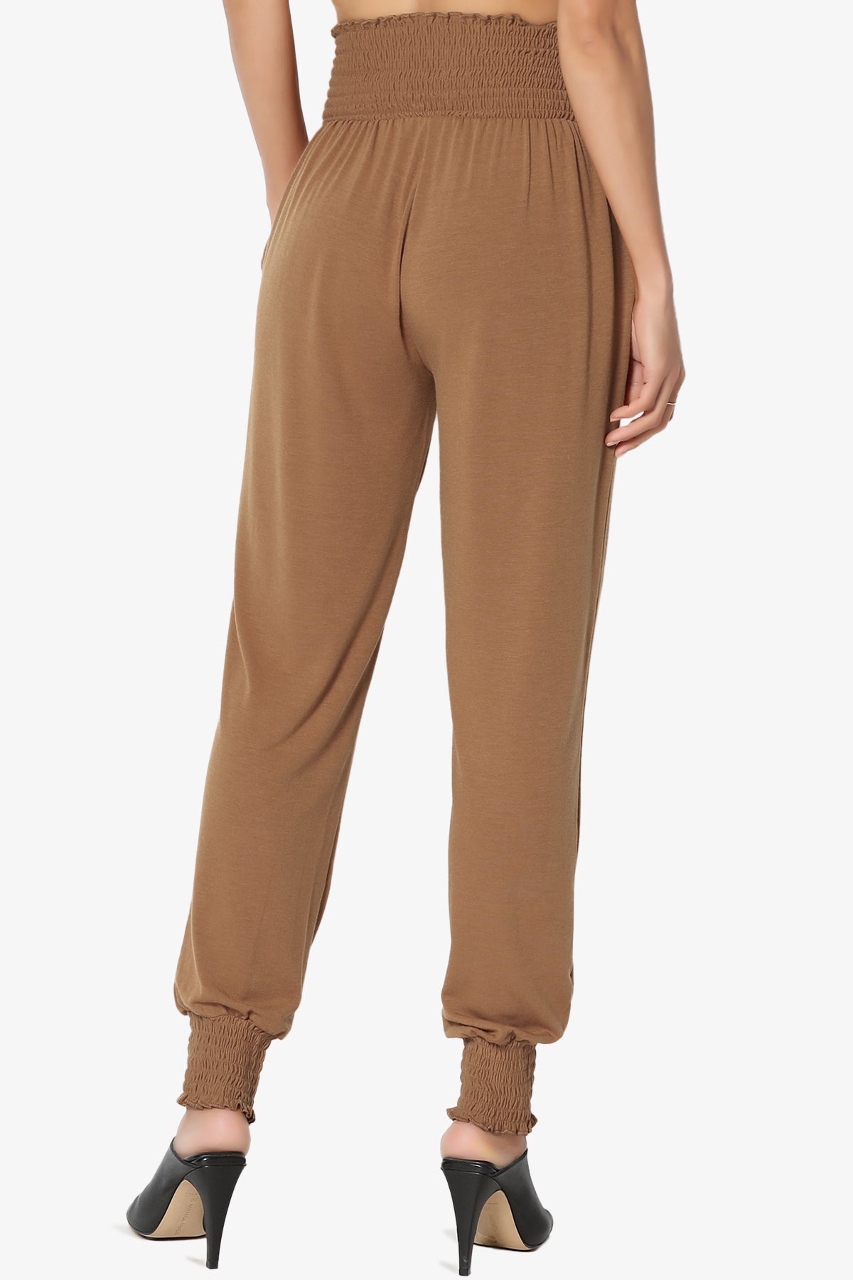 Estella Smocked Waist & Cuff Harem Pants