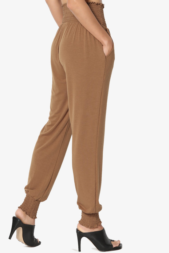 Estella Smocked Waist & Cuff Harem Pants