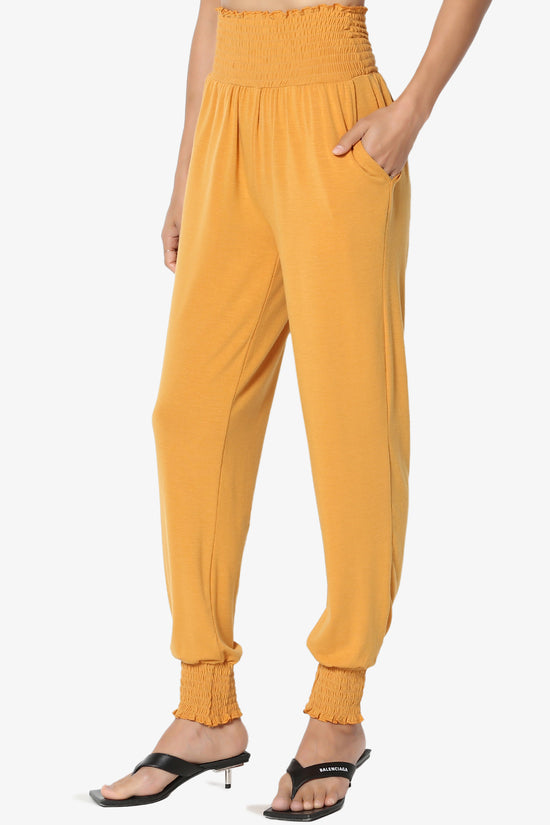 Estella Smocked Waist & Cuff Harem Pants PLUS