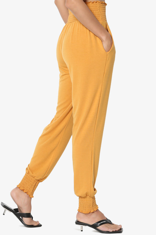 Estella Smocked Waist & Cuff Harem Pants