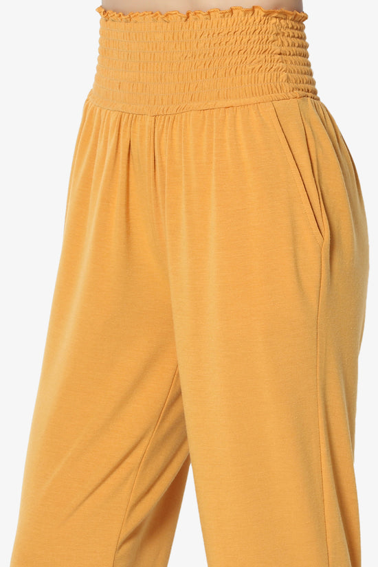 Estella Smocked Waist & Cuff Harem Pants PLUS