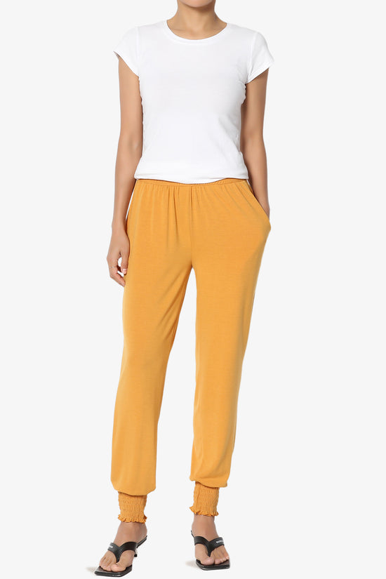 Estella Smocked Waist & Cuff Harem Pants