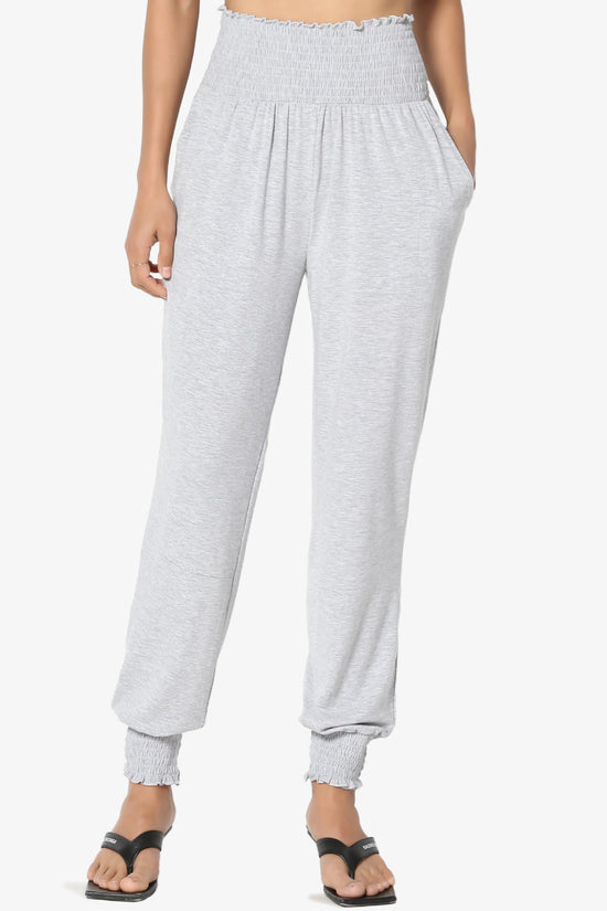 Estella Smocked Waist & Cuff Harem Pants PLUS