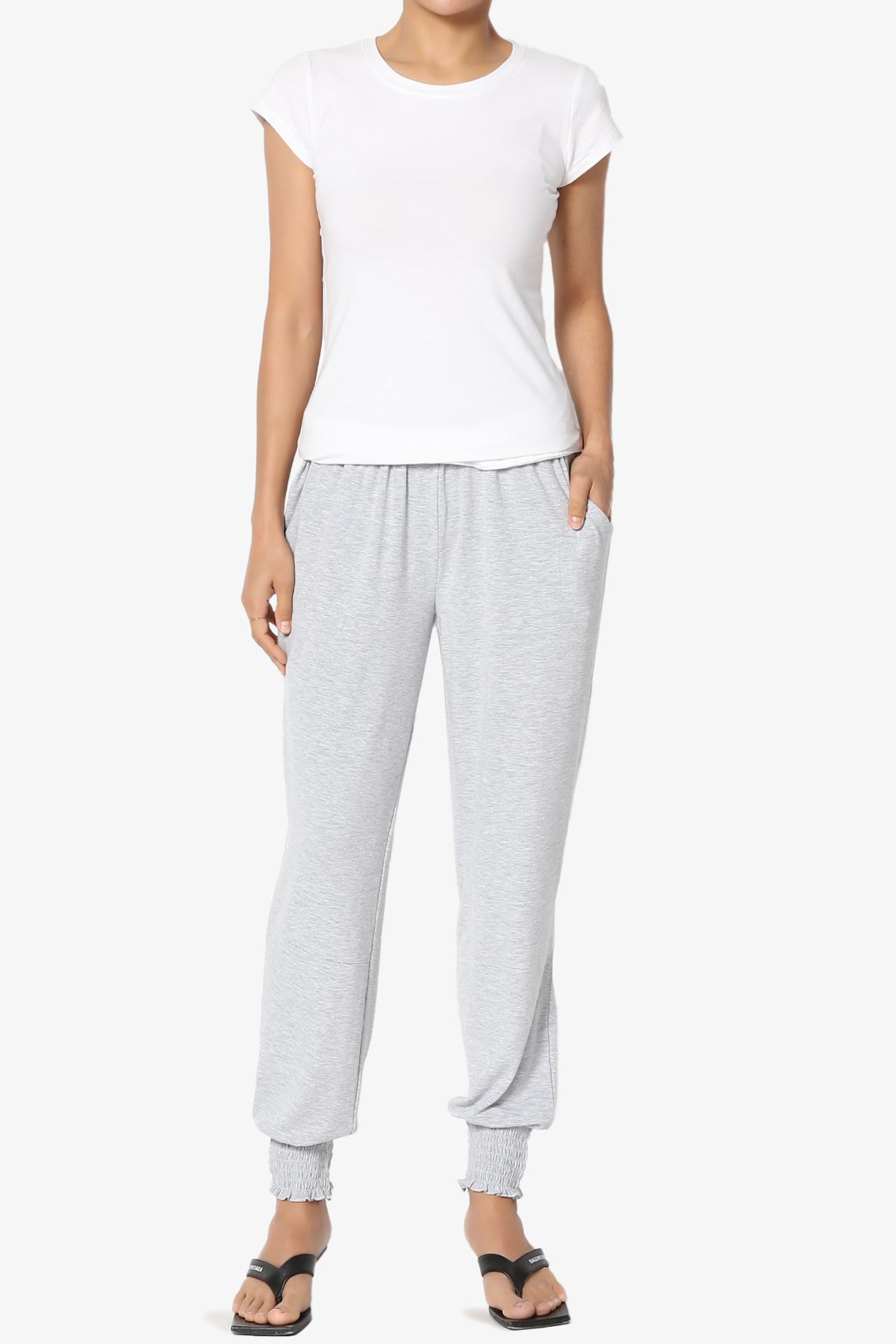 Estella Smocked Waist & Cuff Harem Pants PLUS