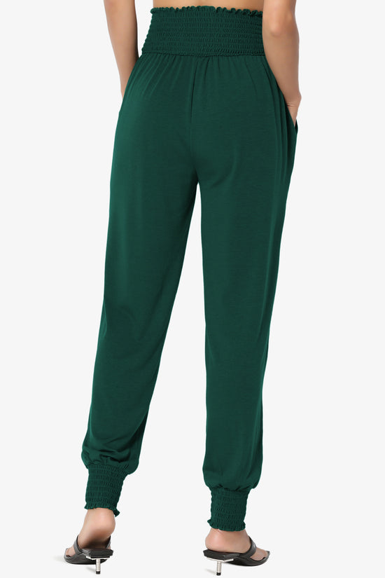 Estella Smocked Waist & Cuff Harem Pants