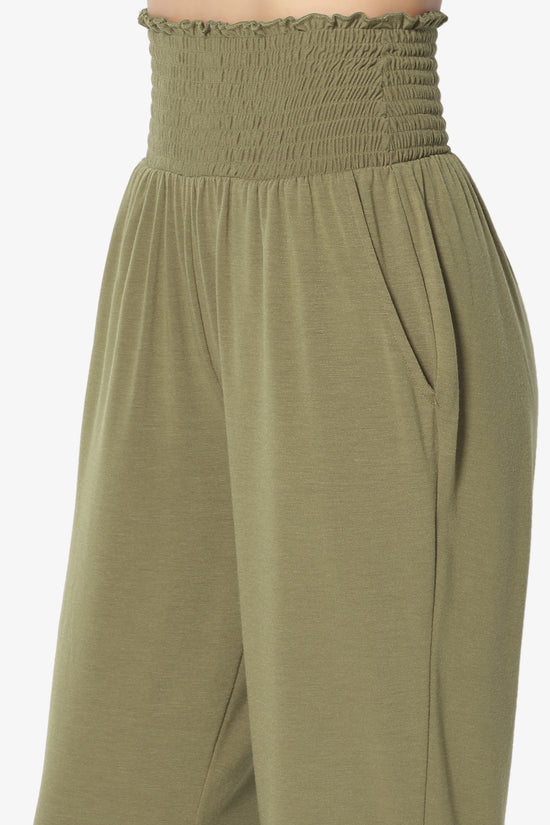 Estella Smocked Waist & Cuff Harem Pants