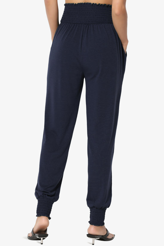 Estella Smocked Waist & Cuff Harem Pants