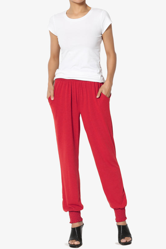 Estella Smocked Waist & Cuff Harem Pants