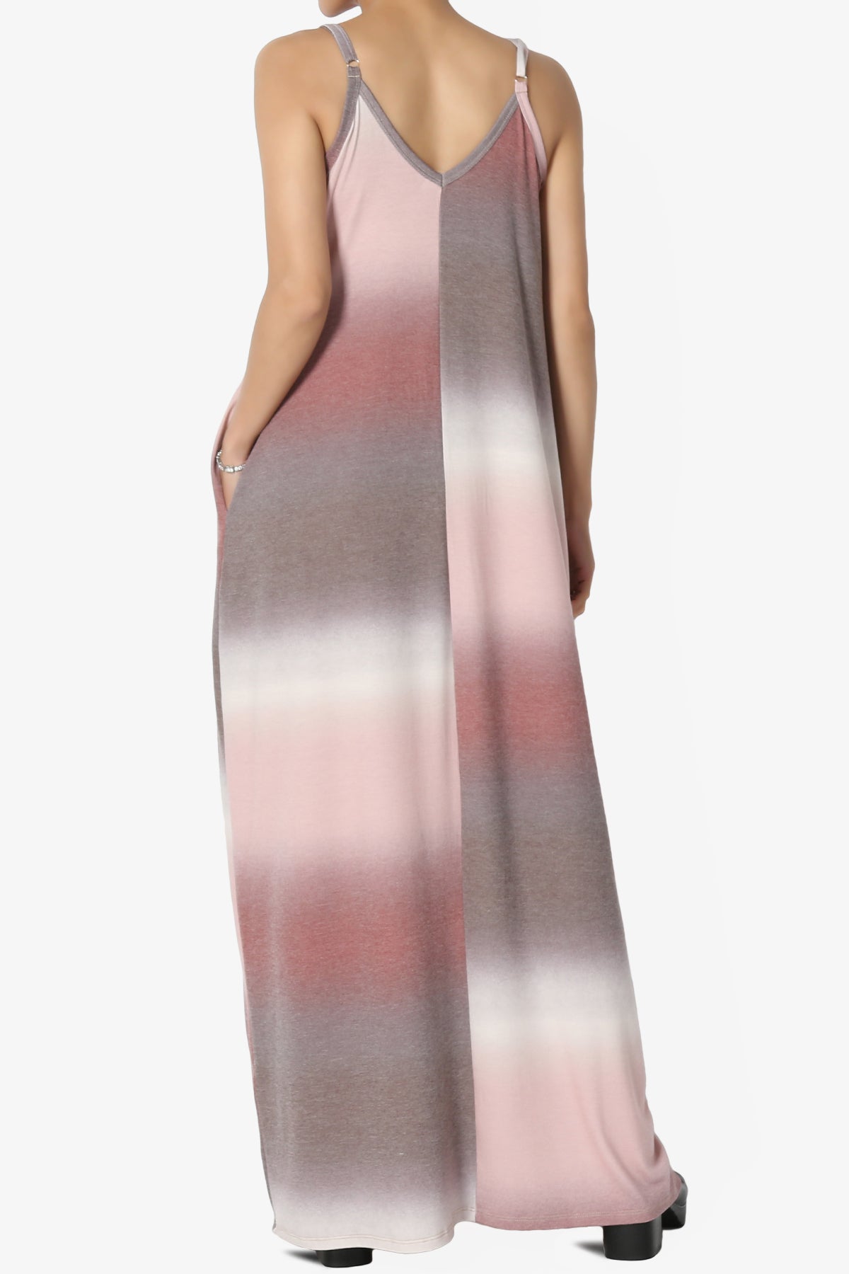 Rowan Tie Dye Spaghetti Strap Maxi Dress