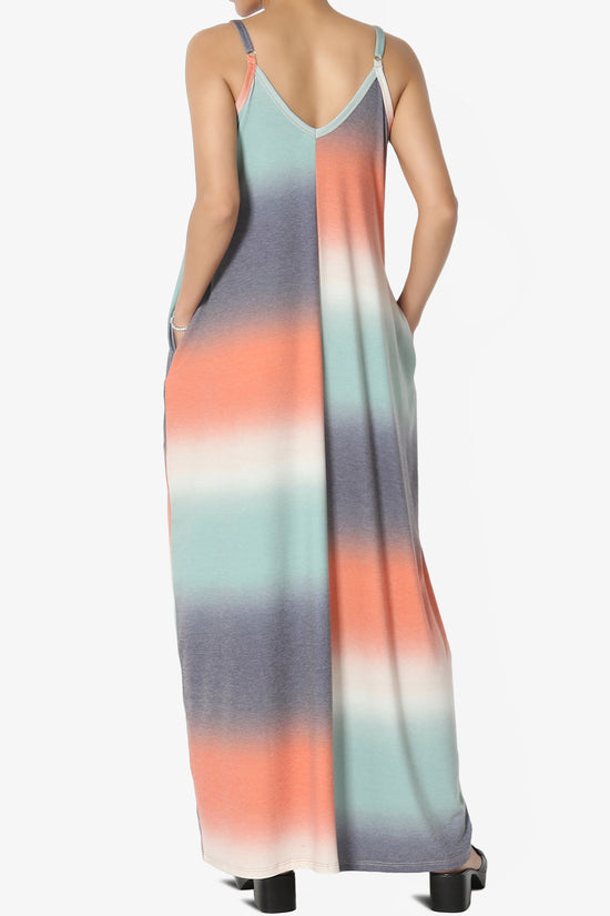 Rowan Tie Dye Spaghetti Strap Maxi Dress