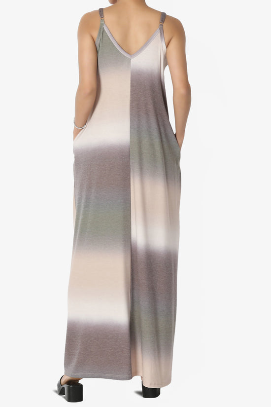 Rowan Tie Dye Spaghetti Strap Maxi Dress