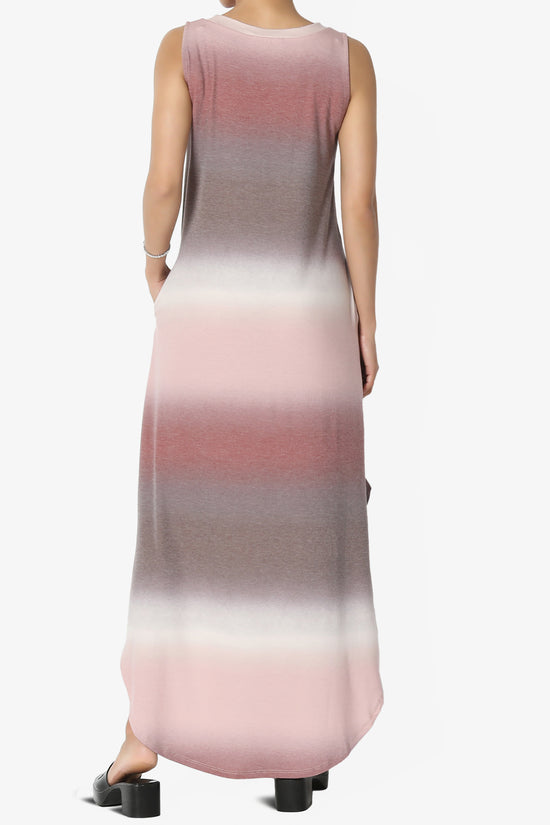 Rowan Tie Dye Side Slit Tank Maxi Dress