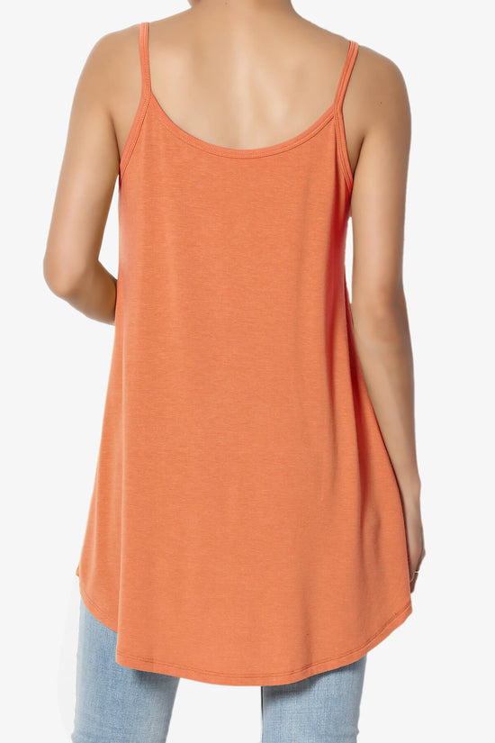 Chelsea Scoop & V Neck Flared Camisole Top ASH COPPER_2