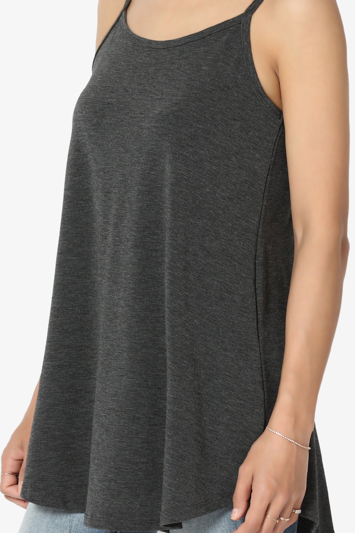 Chelsea Scoop & V Neck Flared Camisole Top MORE COLOR