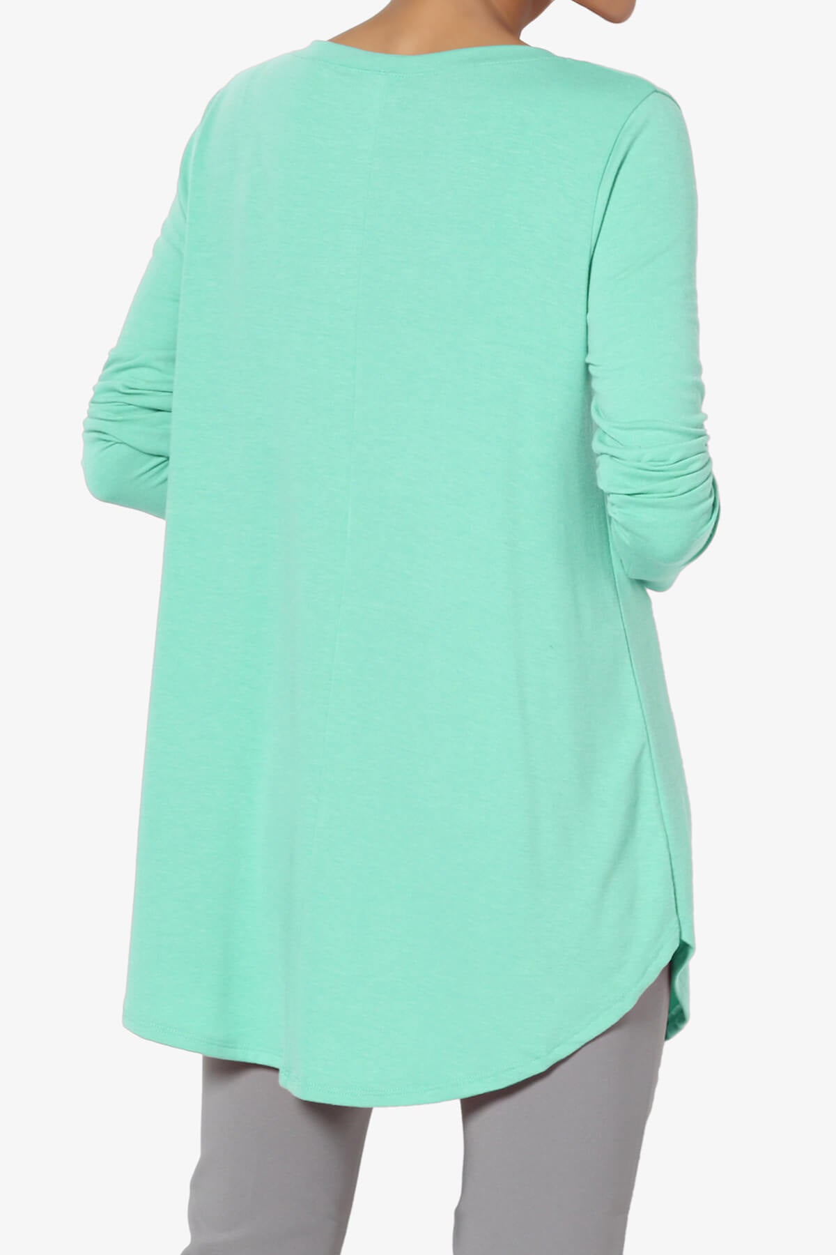 Ramada Long Sleeve Flowy Jersey Top MINT_2