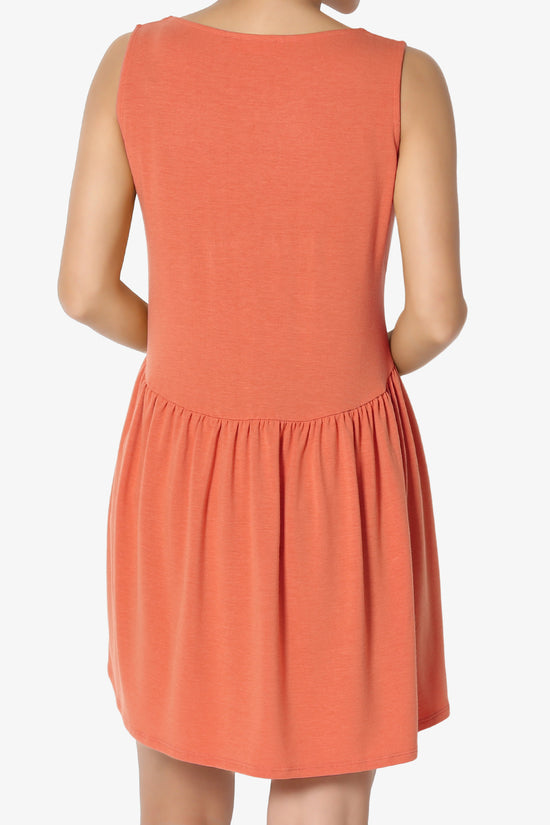 Maiika Sleeveless Babydoll Tunic Top