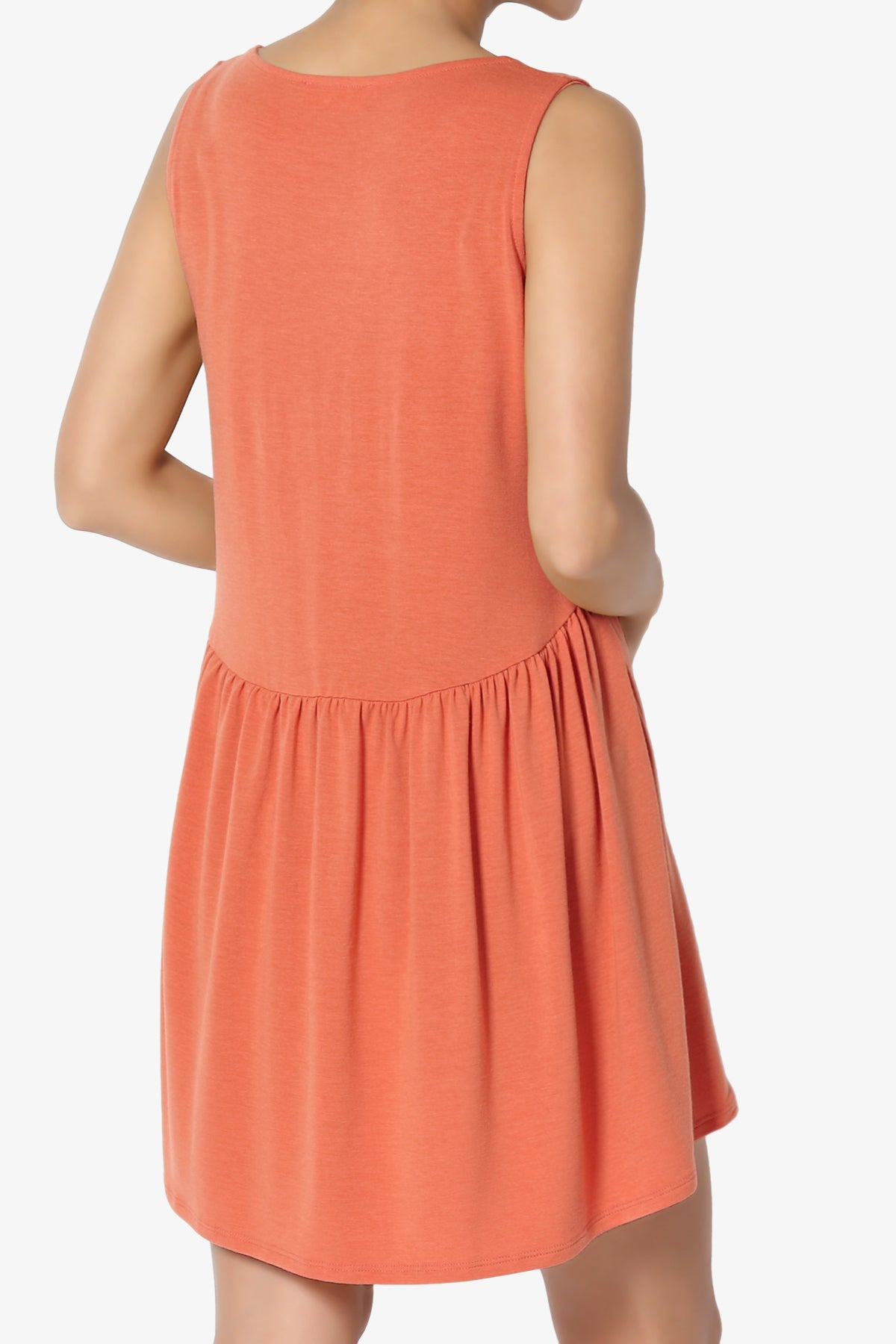 Maiika Sleeveless Babydoll Tunic Top