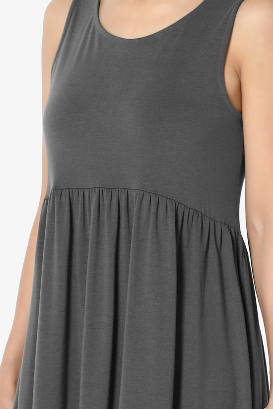 Maiika Sleeveless Babydoll Tunic Top