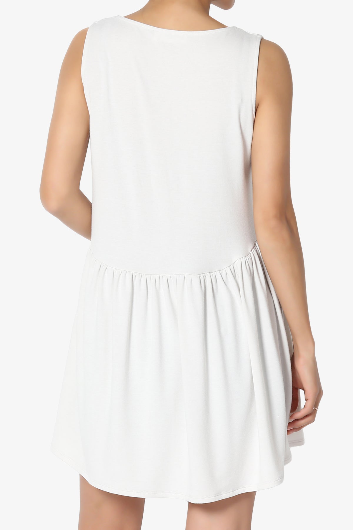 Maiika Sleeveless Babydoll Tunic Top