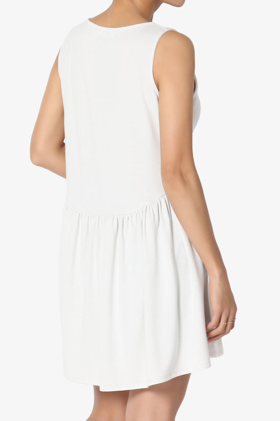 Maiika Sleeveless Babydoll Tunic Top