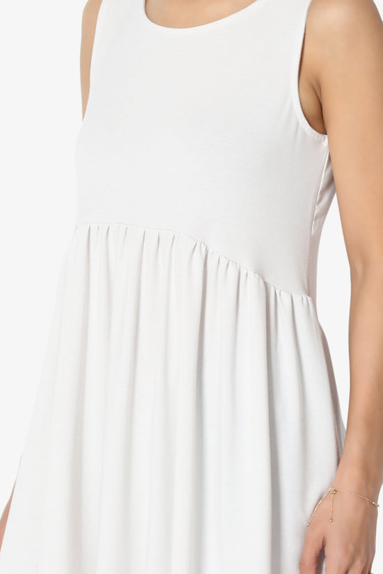 Maiika Sleeveless Babydoll Tunic Top PLUS