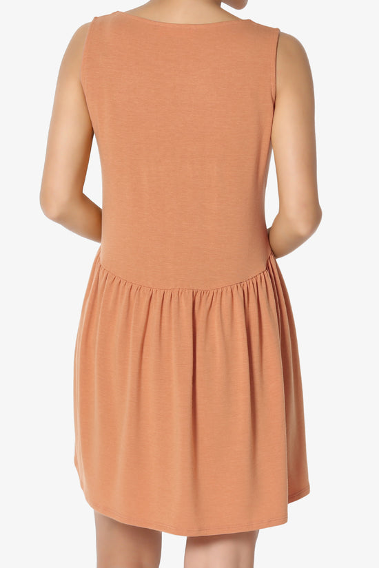 Maiika Sleeveless Babydoll Tunic Top