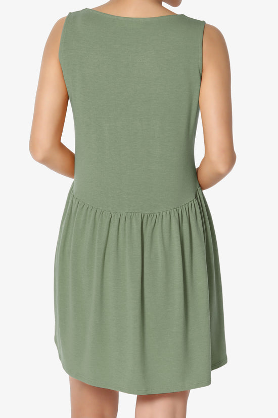 Maiika Sleeveless Babydoll Tunic Top PLUS