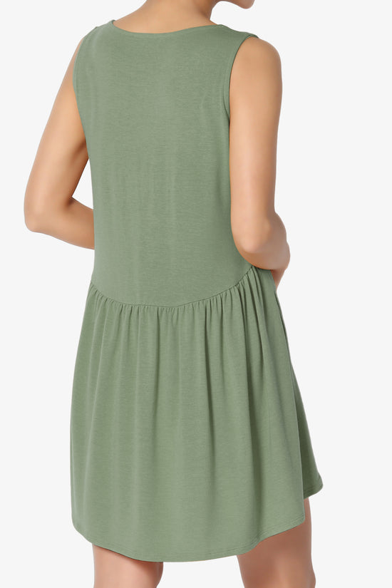 Maiika Sleeveless Babydoll Tunic Top PLUS