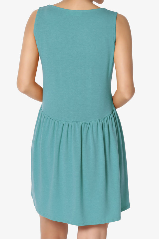 Maiika Sleeveless Babydoll Tunic Top