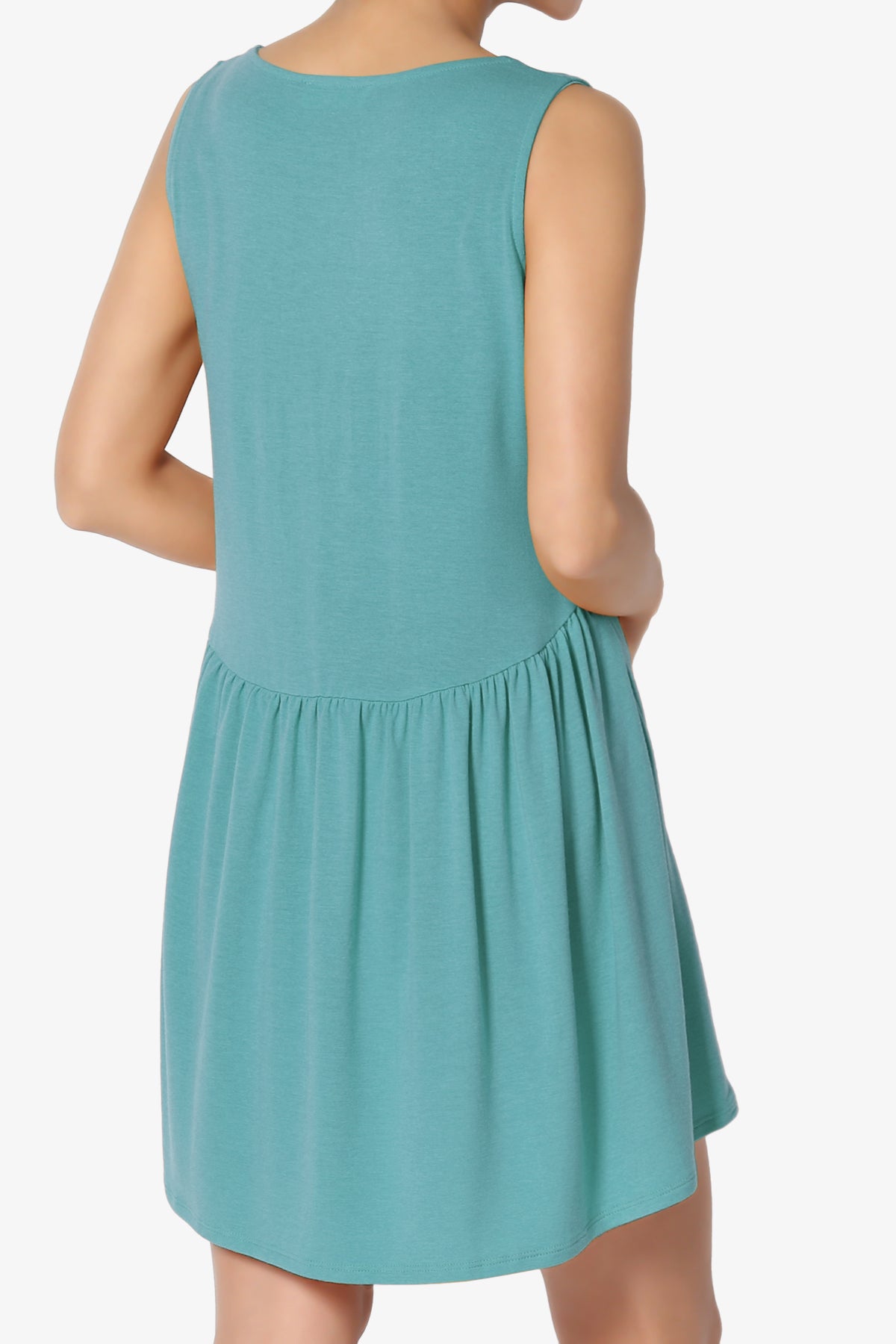 Maiika Sleeveless Babydoll Tunic Top