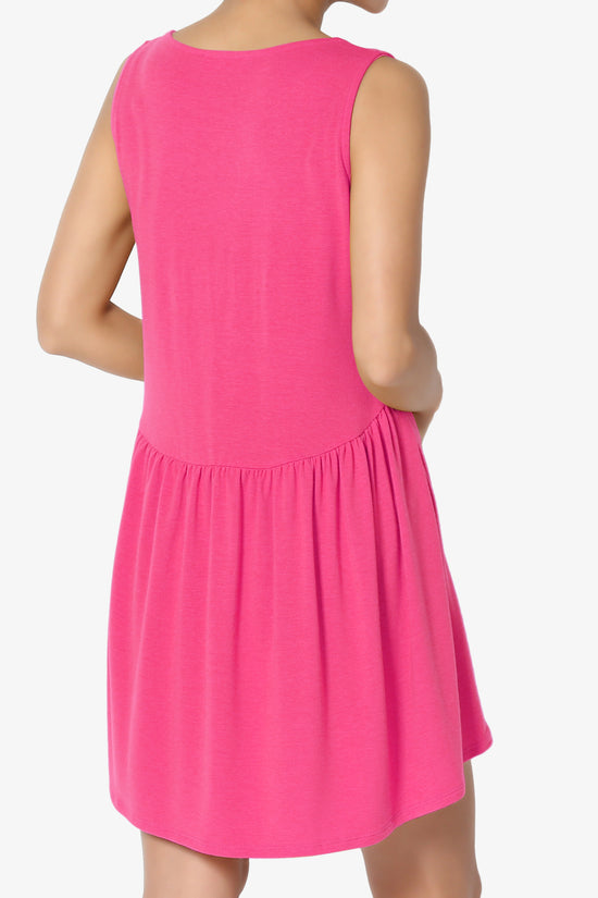 Maiika Sleeveless Babydoll Tunic Top