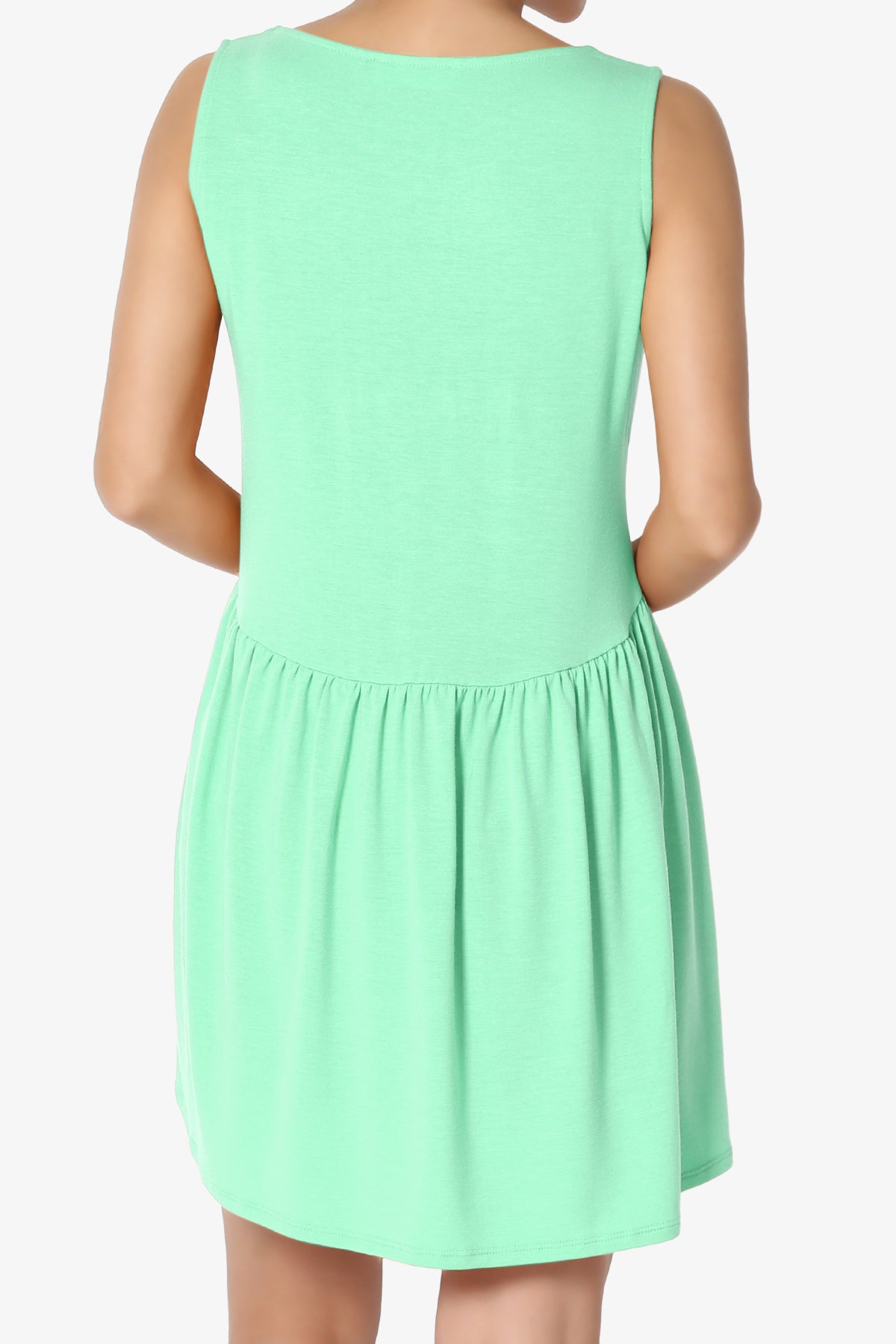 Maiika Sleeveless Babydoll Tunic Top