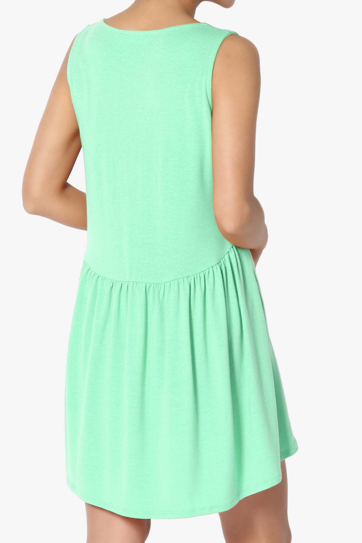 Maiika Sleeveless Babydoll Tunic Top