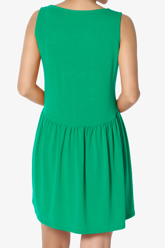 Maiika Sleeveless Babydoll Tunic Top