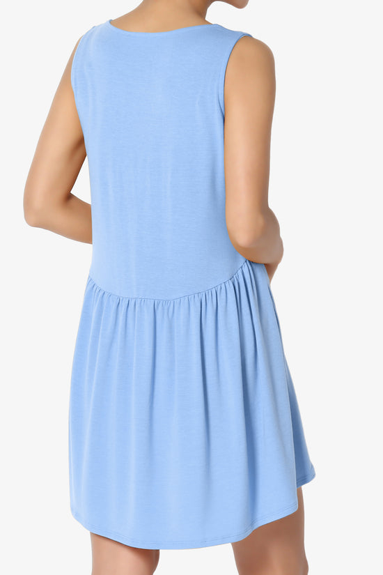 Maiika Sleeveless Babydoll Tunic Top