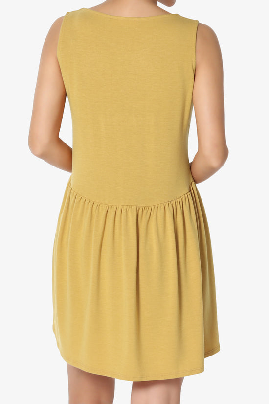 Maiika Sleeveless Babydoll Tunic Top PLUS