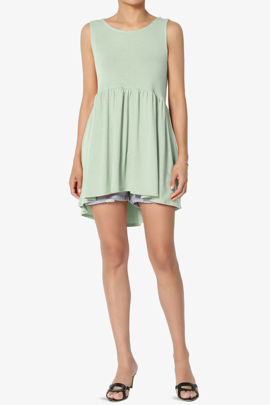 Maiika Sleeveless Babydoll Tunic Top PLUS