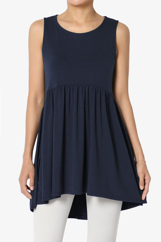 Maiika Sleeveless Babydoll Tunic Top PLUS