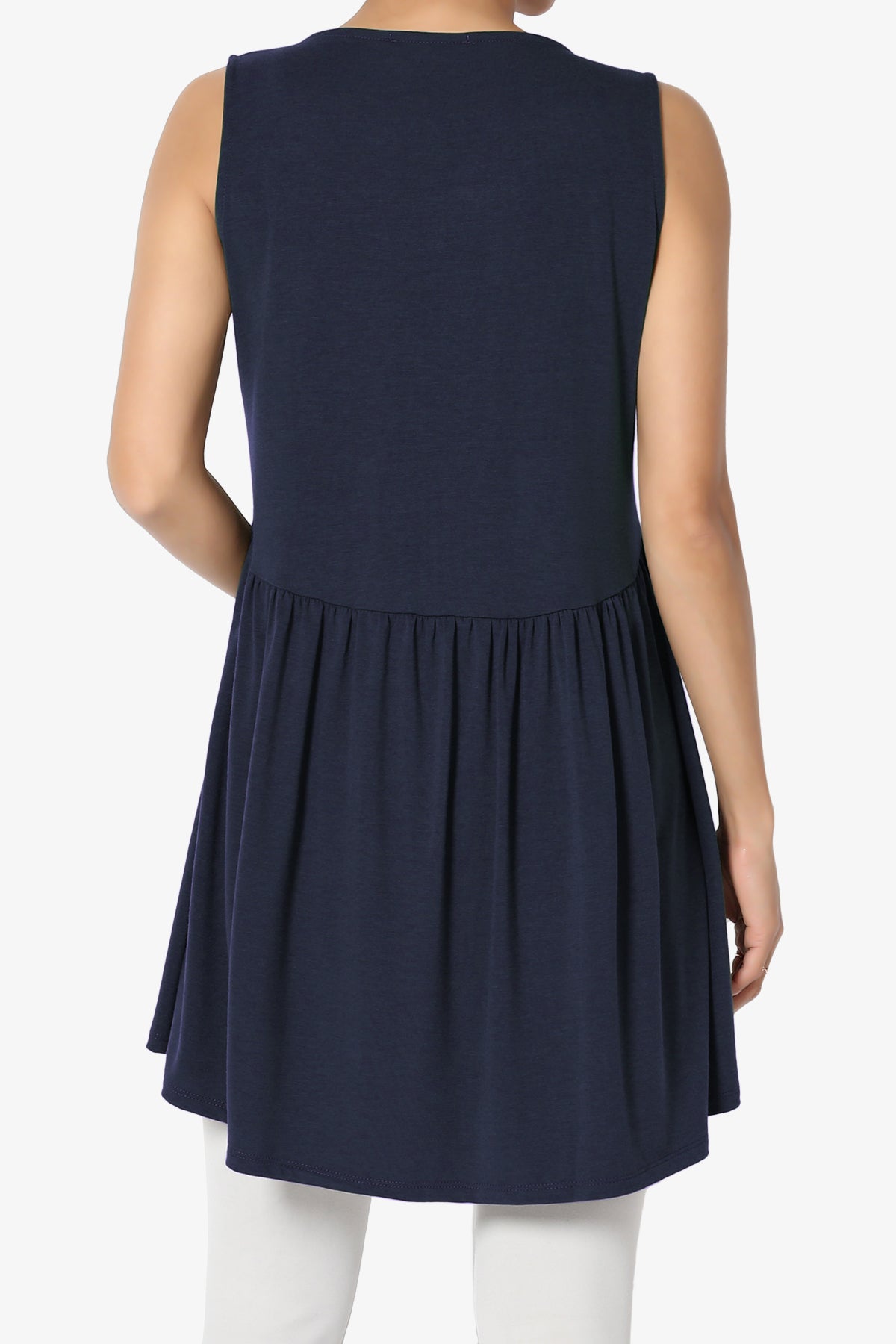 Maiika Sleeveless Babydoll Tunic Top PLUS