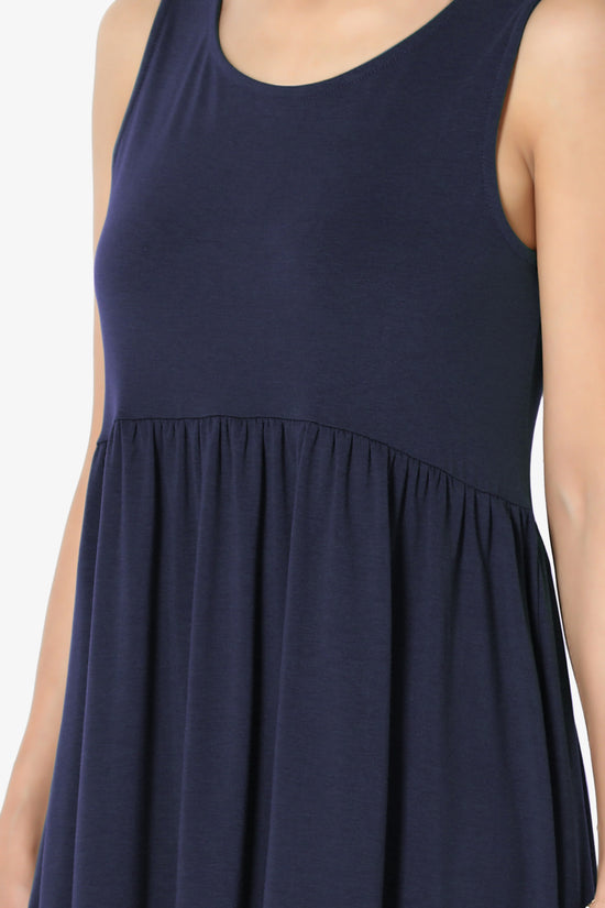 Maiika Sleeveless Babydoll Tunic Top PLUS