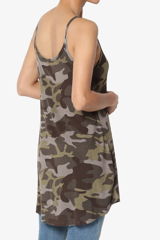 Chelsea Camo Scoop & V Neck Camisole Top