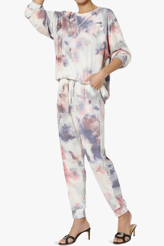 Shaniya Tie Dye Raglan Top & Jogger Pants Set