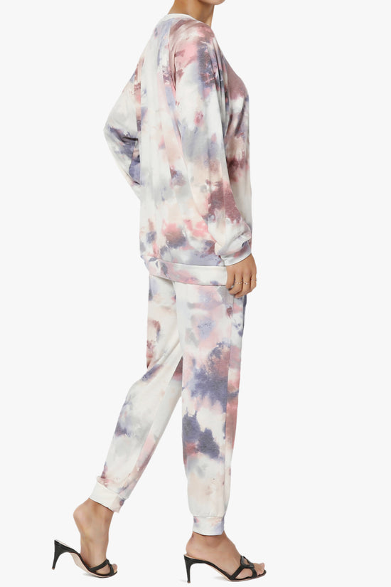 Shaniya Tie Dye Raglan Top & Jogger Pants Set